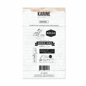 Tampon clear - Bon pour - Intemporelle - Les ateliers de Karine
