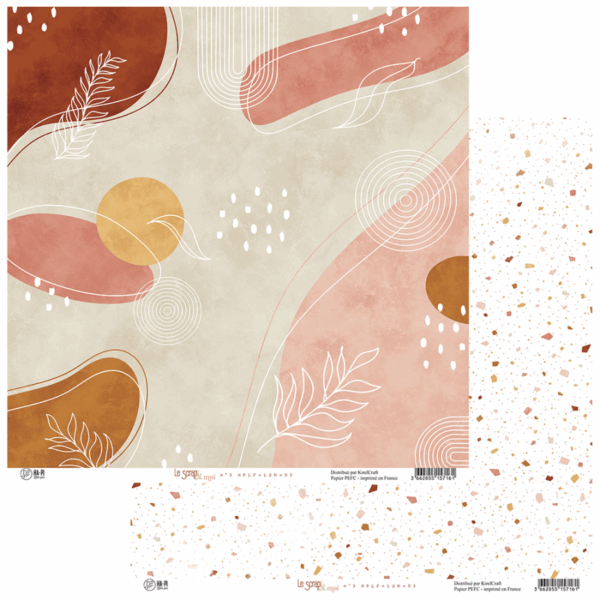 Papier 30,5 x 30,5 cm - Le scrap et moi - n°3 - Ha-Pi Little Fox
