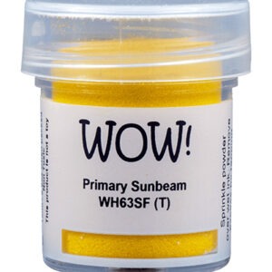 Poudre à embosser WOW! Primary sunbeam Super fine - Jaune