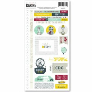 Planche d'étiquettes - Correspondances - Les ateliers de Karine