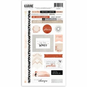 Planche d'étiquettes - Esprit bohème - Les ateliers de Karine