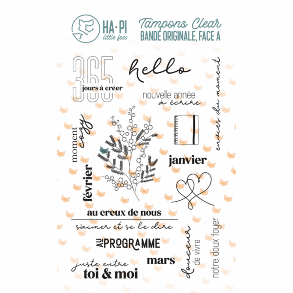 Tampon clear - 365 jours - Bande originale - Ha-Pi Little Fox