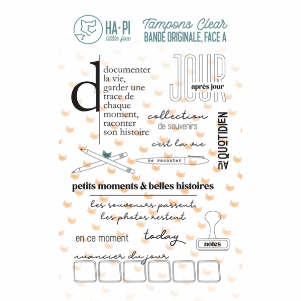 Tampon clear - Jour après jour - Bande originale - Ha-Pi Little Fox