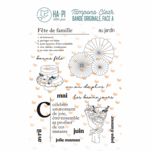 Tampon clear - Les beaux jours - Bande originale - Ha-Pi Little Fox