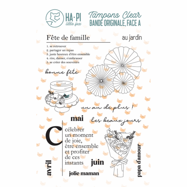 Tampon clear - Les beaux jours - Bande originale - Ha-Pi Little Fox
