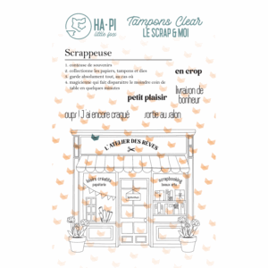 Tampon clear - Scrappeuse - Le scrap et moi - Ha-Pi Little Fox