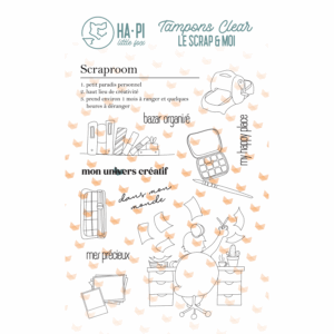 Tampon clear - Scraproom - Le scrap et moi - Ha-Pi Little Fox