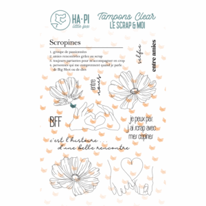 Tampon clear - Scropines - Le scrap et moi - Ha-Pi Little Fox