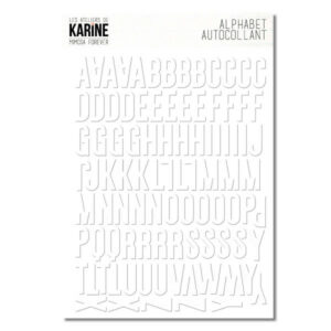 Alphabet autocollant - Mimosa forever - Les ateliers de Karine
