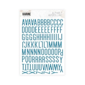 Alphabet autocollant - Carte postale - Les ateliers de Karine