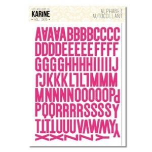 Alphabet autocollant - Holi days - Les ateliers de Karine