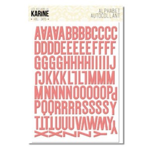 Alphabet autocollant - Holi days - Les ateliers de Karine