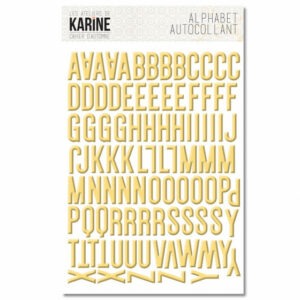 Alphabet autocollant - Romance - Les ateliers de Karine