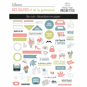 Die cuts - Des selfies et de la guimauve - Dans mes pochettes