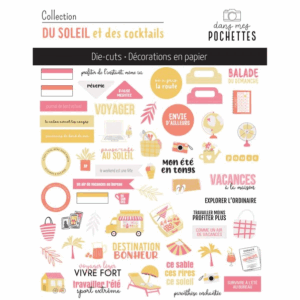 Die cuts - Du soleil et des cocktails - Dans mes pochettes