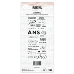 Tampon clear - Sentiments - Family - Les ateliers de Karine