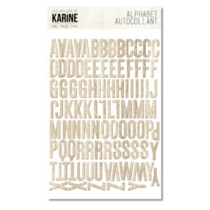 Alphabet autocollant - Une pause fika - Les ateliers de Karine