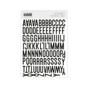 Alphabet autocollant - Christmas street - Les ateliers de Karine