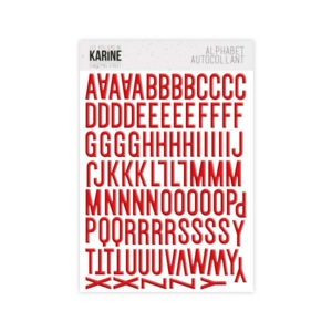 Alphabet autocollant - Christmas street - Les ateliers de Karine