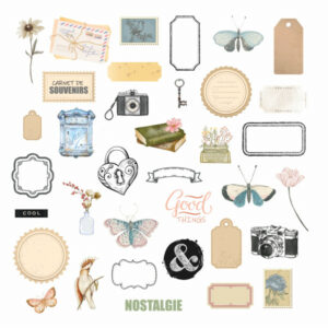 Die cuts - Vintage journal - Les ateliers de Karine