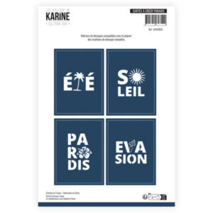Dies - Cartes à créer paradis - Culture sud - Les ateliers de Karine