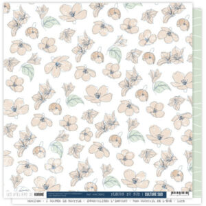 Papier 30,5 x 30,5 cm - Culture sud - n°02 - Les ateliers de Karine