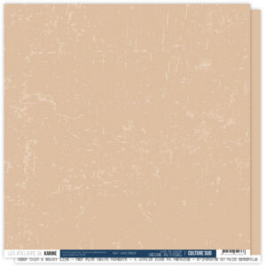 Papier 30,5 x 30,5 cm - Back to basic - n°09 - Culture sud - Les ateliers de Karine