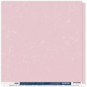 Papier 30,5 x 30,5 cm - Back to basic - n°12 - Culture sud - Les ateliers de Karine