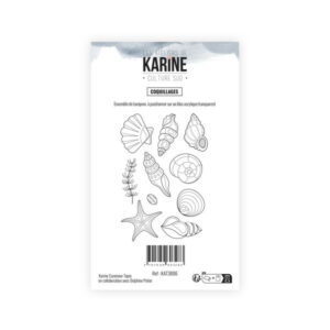 Tampon clear - Coquillages - Culture sud - Les ateliers de Karine