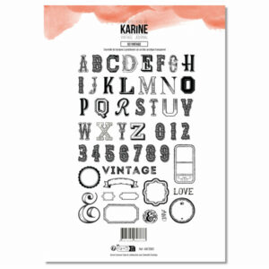 Tampon clear - So vintage - Vintage journal - Les ateliers de Karine