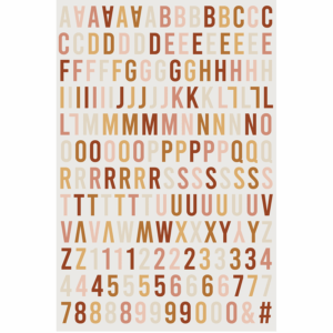 Puffy alphabet - Le scrap et moi - Ha-Pi Little Fox