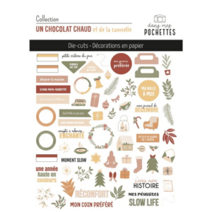 Die cuts - Un chocolat chaud et de la cannelle - Dans mes pochettes