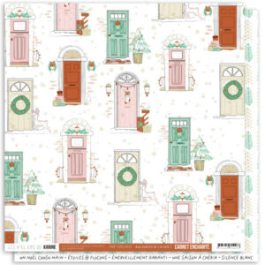 Papier 30,5 x 30,5 cm - Carnet enchanté - n°04 - Les ateliers de Karine