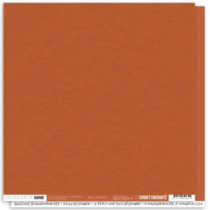 Papier 30,5 x 30,5 cm - Back to basic - n°13 - Carnet enchanté - Les ateliers de Karine