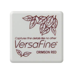 Versafine Crimson red - Petit pad - Encre rouge