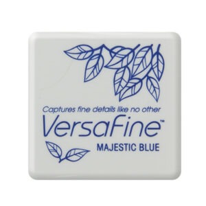 Versafine Majestic blue - Petit pad - Encre bleue