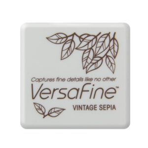 Versafine Vintage sepia - Petit pad - Encre marron