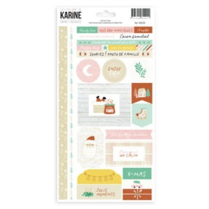 Planche d'étiquettes - Carnet enchanté - Les ateliers de Karine