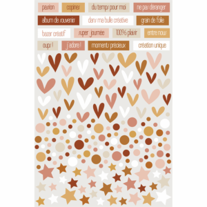 Puffy stickers - Le scrap et moi - Ha-Pi Little Fox