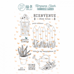 Tampon clear - Bienvenue chez nous - Farmhouse garden - Ha-Pi Little Fox