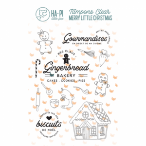 Tampon clear - Gourmandises - Merry little christmas - Ha-Pi Little Fox