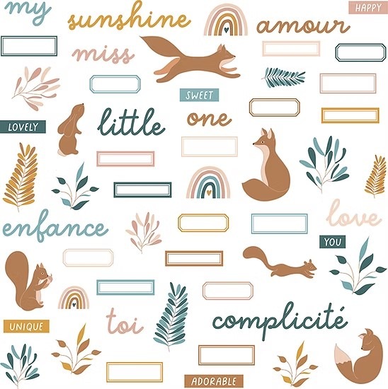 Die cuts - Le monde d'Hapi - Ha-pi Little Fox