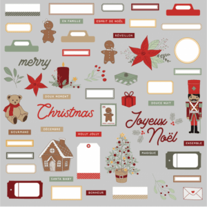 Die cuts - Merry little christmas - Ha-pi Little Fox
