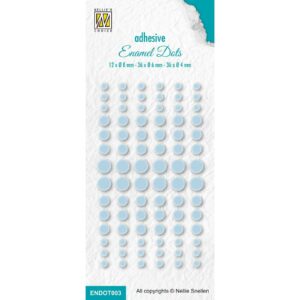 Enamel dots - Bleu layette - Nellie's choice