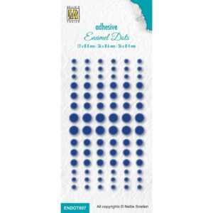 Enamel dots - Bleu - Nellie's choice