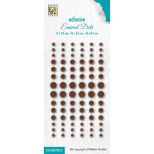 Enamel dots - Marron - Nellie's choice