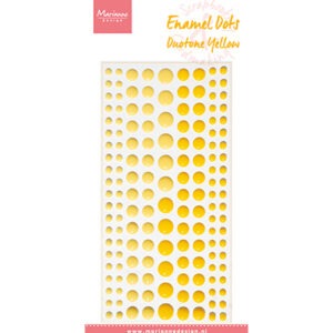 Enamel dots - Duotone yellow - Marianne Design