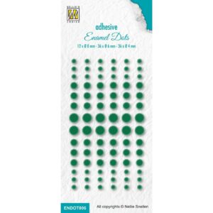 Enamel dots - Vert - Nellie's choice