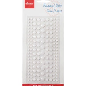 Enamel dots - Snowflakes - Marianne Design