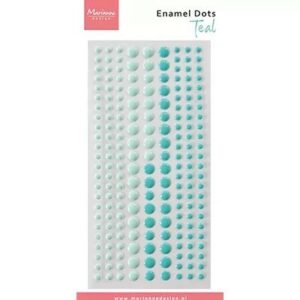 Enamel dots - Duo de teal - Marianne Design